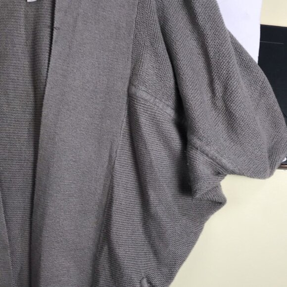 Aritzia The Group Babaton Javier Cocoon Cardigan Knit Sweater Cotton Cape Pocket - Picture 8 of 16